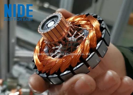 वैक्यूम क्लीनर मोटर के लिए Ac380v सेमी ऑटोमैटिक आर्मेचर वाइंडिंग मशीन