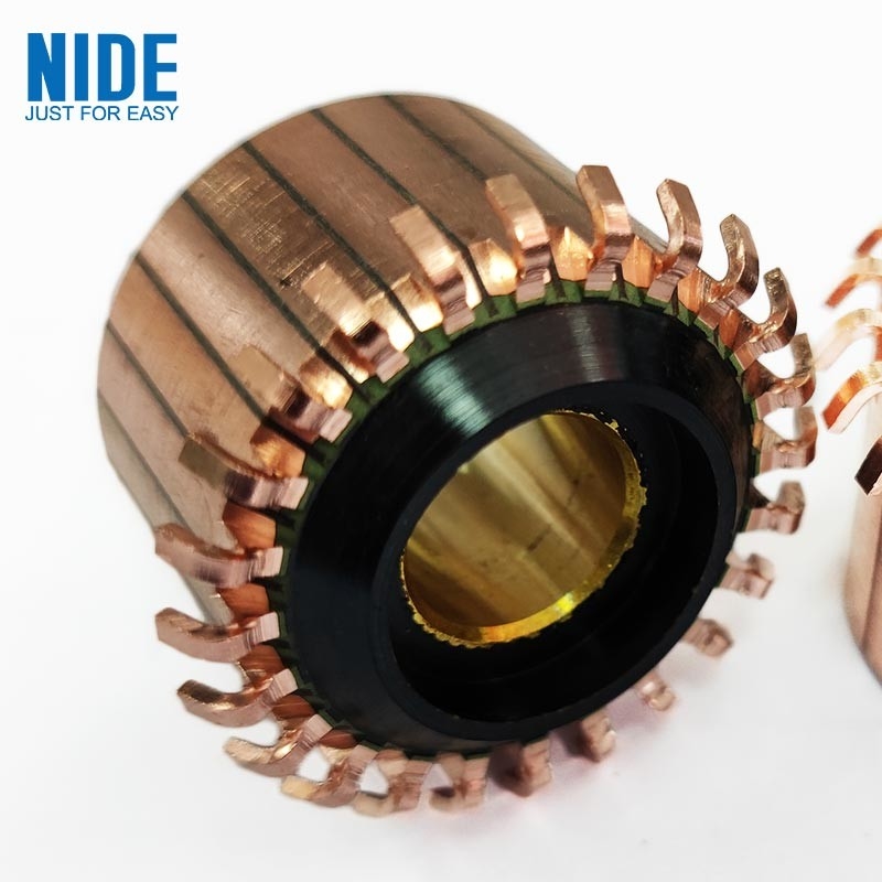 इलेक्ट्रिक पिक गन के लिए 24P एसी मोटर कम्यूटेटर 30.3*12*23.5mm